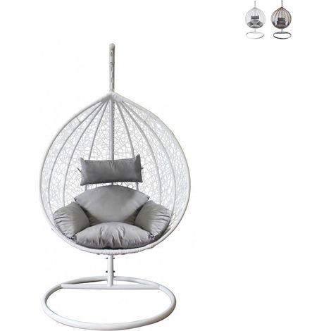 Sillón colgante mecedora Giglio - Blanco