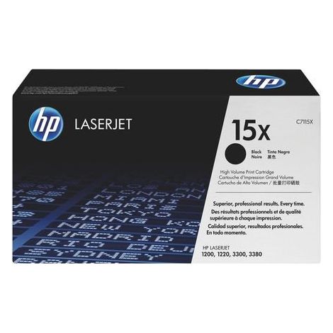 HP 15X toner LaserJet noir grande capacité authentique (1/5)