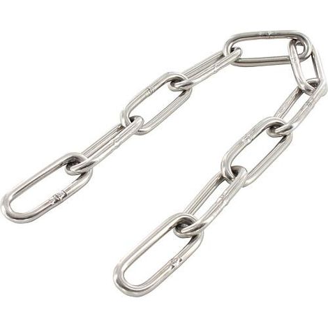 Chaine inox A4 maillons longs diam. 2,0 mm, Longueur: 100 m (1/2)