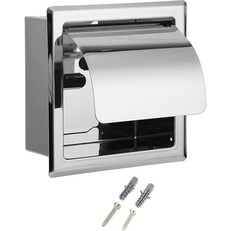 Porte-serviettes Alomejor avec surface miroir, support WC pour la (1/5)