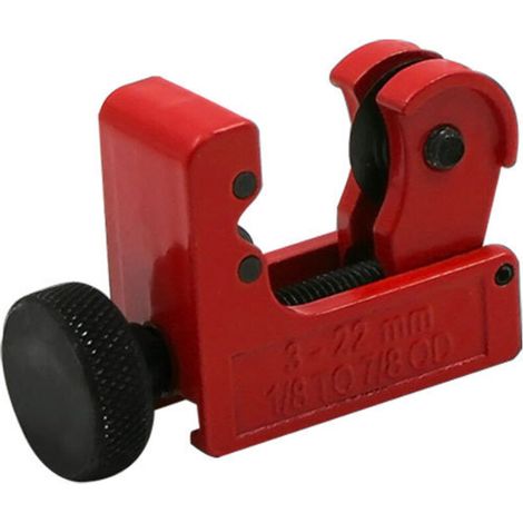 Rouge Mini coupe-tube de 3 à 22 mm (1/5)