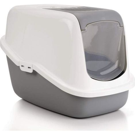 Savic Nestor Cat Toilet Home White/Grey 56x39x38.5 - 37655 (1/3)