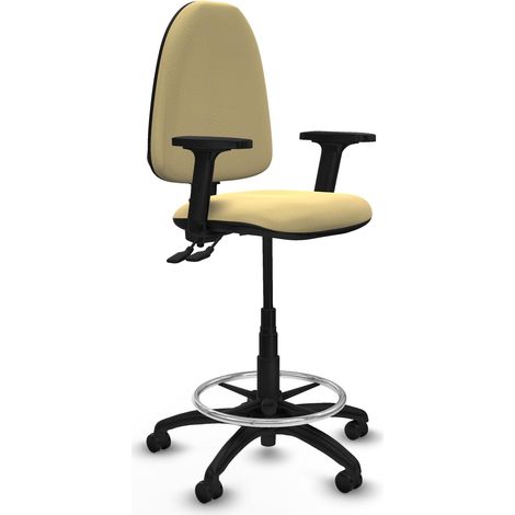 Piqueras y Crespo Bürostuhl Creme Ergonomisch