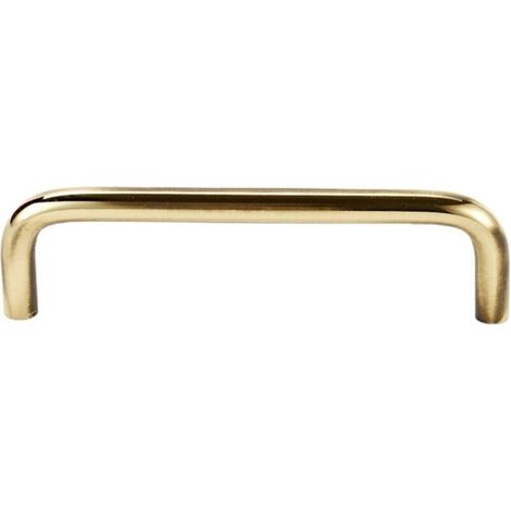 Maniglia di design per mobili, interasse fori 160 mm, per cucina, bagno, mensole, lega di alluminio, oro, 2 pezzi
