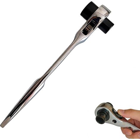 Outils d'entretien pour tronçonneuses – Clé à cliquet en T à double extrémité (13 mm et 19 mm) (1/5)