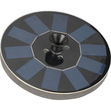 Schwimmender Solarbrunnen mit LED-Beleuchtung, integrierter Batterie und eigener Wasserpumpe für Teiche und Pools. (1/5)