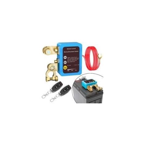 Interruptor automático de batería de 12 V con control remoto, interruptor automático de batería de 12 V y 240 A con 2 controles remotos, interruptor antirrobo para motocicleta, automóvil, autocaravana (1/5)