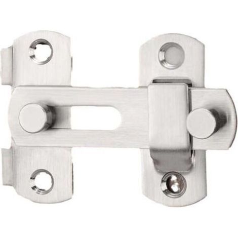 Set di 1 serratura per cerniera di porta scorrevole in acciaio inox, asta di sicurezza per porte e finestre, mobili