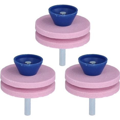 Afilador de cuchillas para cortacésped - Disco de amolar - 3 piezas (1/5)