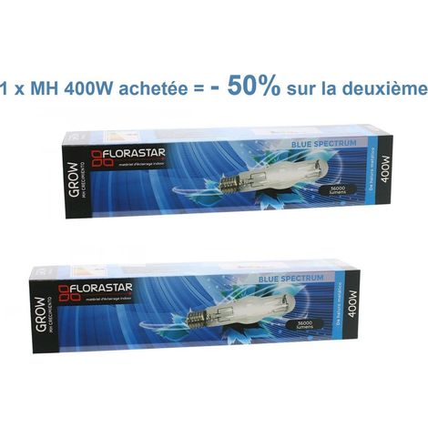 Pack lampes MH 400W FLORASTAR - 50% sur la 2ème