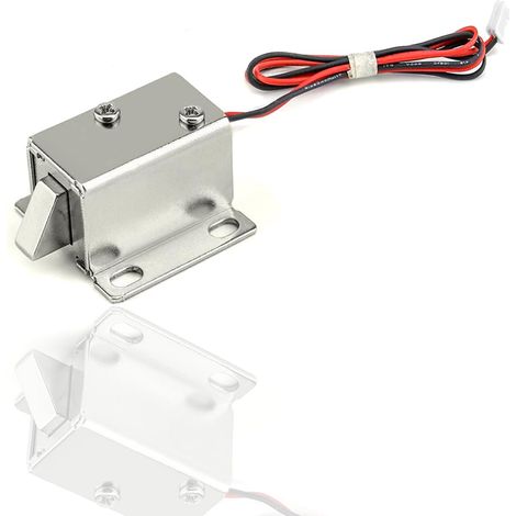 Mini serrure électromagnétique CC 12 V 350 mAh pour tiroir, solénoïde intelligent, contrôle d'accès pour porte, armoire, tiroir (1/5)
