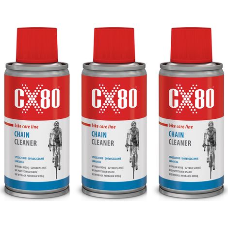 CX80 Fahrradkettenreiniger Kettenreinigungsspray 150 ml x3
