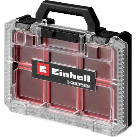 Original Einhell E-Case Half Size Sortierbox (passend für Standard E-Cases mit Half Size, Half Size E-Cases und E-Case Adapterplatte, bis 12,5 kg, inkl. 4 x Sortierboxen)