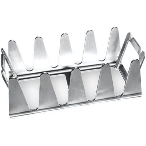Universal Stainless Steel Barbecue Grill - Kitchen Accessory Dimensions: 19.5 x 9.5 x 7 cm (1 piece) Thickness: 1.0 mm (1/5)