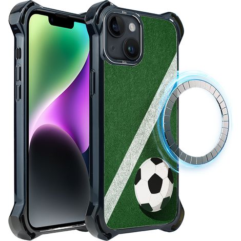 Funda ibizu DropGuard Ultra para iPhone 14 con MagSafe, Move, By the Pitch (1/5)