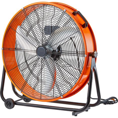 Mophorn-Trommelventilator, 24 Zoll, Hochgeschwindigkeit, 3 Geschwindigkeiten, 8600 CFM, einstellbar für Industrieräume wie Lagerhallen.