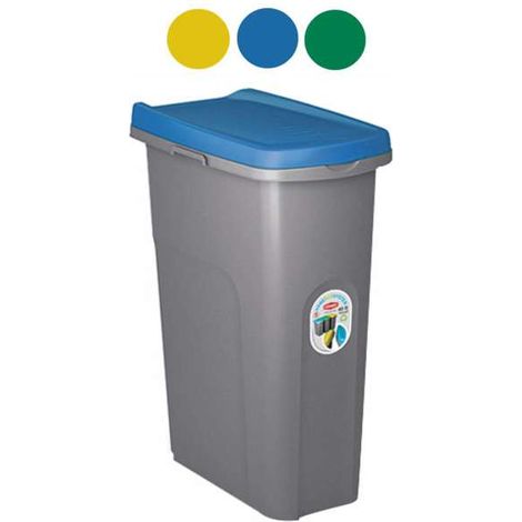 Pattumiera Home Eco System Gr/Giallo L 40 Stefanpl