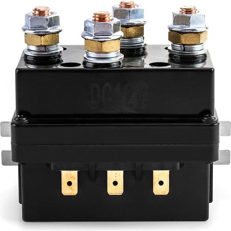 Relais de treuil 12 V 500 A, électrovanne automobile 8000 lb-17000 lb, VTT, UTV, treuils (1/4)