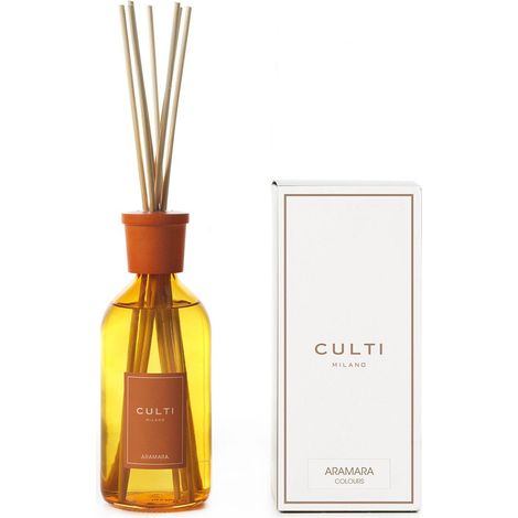 Diffusore a Bastoncini Colours Aramara 250ml Arancione CULTI MILANO