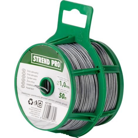 Draht Garden Wire Basket, 1 mm, Bindedraht, Gartendraht, L-50 m, Zn