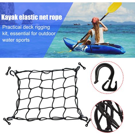Surfboard hooks, mesh bags, paddleboard storage, kayaks, luggage nets, inflatable boats, elastic latex ropes