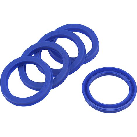 5 joints radiaux UHS, joints d'huile en PU pour vérins hydrauliques (Bleu, 35 mm ID x 45 mm OD x 6 mm de largeur) (1/5)
