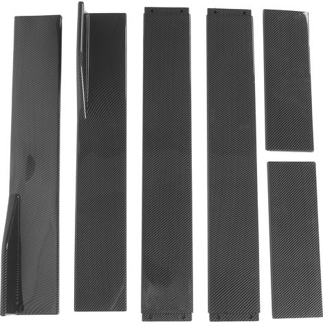 Extension Bas de Caisse 6 Pièces Style Fibre Carbone Lame Spoiler Universel 2,2m/86,6in Accessoire Auto Tuning (1/5)