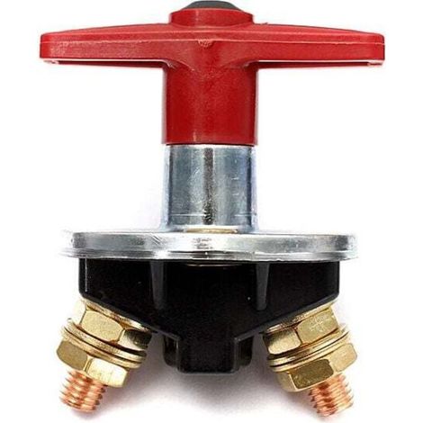 Isolateur de Batterie à Clé Fixe de 200 Amp Interrupteur D'Arrêt Coupé Interrupteur électrique 12V / 24V Commutateur électrique Robuste (1/4)