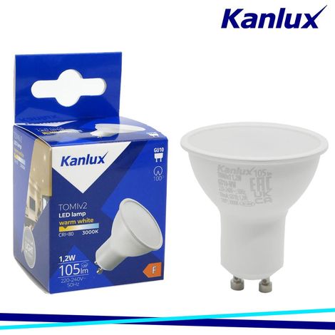 Lampadina LED Kanlux GU10 1.2W luce calda 34962 (1/4)