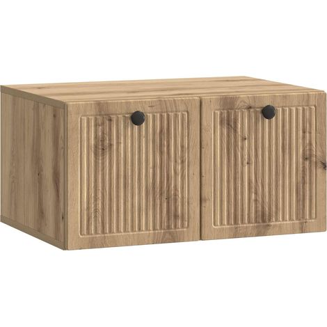 Mueble para TV de pared Roble Artesanal 59,5 x 41 x 30 cm
