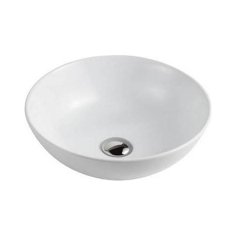 In ceramica bianca. Senza troppo pieno. Senza foro rubinetto. Fornito senza piletta e senza rubinetteria.(DianFlex) Misura: cm 40x40x15