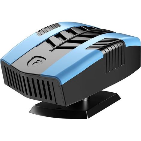 Chauffage 12V - Dégivreur De Pare-Brise - Chauffage Électrique Portable 12V Rotatif 360 Degrés pour Camion Automobile Voiture Bleu (1/5)