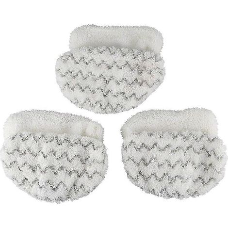 Lot de 6 lingettes de rechange pour balai vapeur Bissell Symphony séries 1252 et 1132 (nettoyage des sols durs). (1/2)