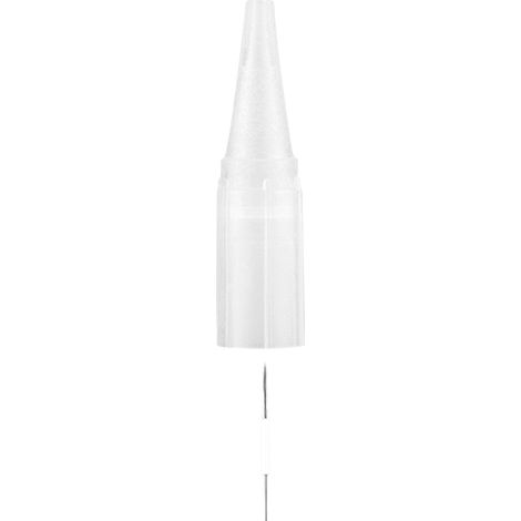 50 Aiguilles Microblading 3RL + Capuchon, Lot Jetable Tatouage Sourcil Permanent Eye-liner Lèvre (1/5)