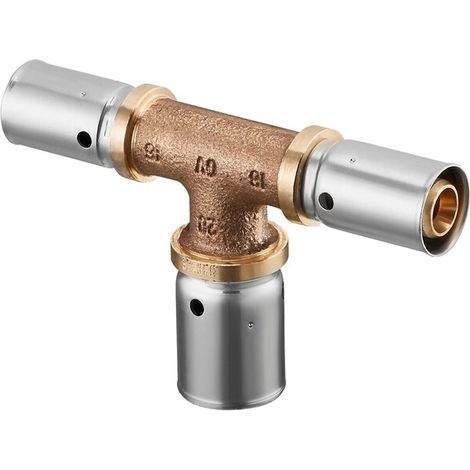 Conector en T de crimpado Cofit PD con salida central ampliada 16 x 20 x 16 mm OVENTROP (1/2)