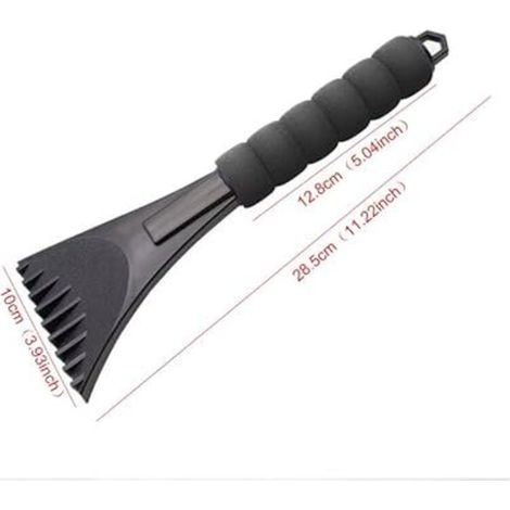 2pcs Générique CCD Grattoir Pare Brise Voiture 2 en 1 Raclette Voiture Givre avec Poignée Antidérapante Grattoir Voiture Givre Outil de Dégel et de Déneigement pour Pare-Brise et Fenêtre (1/4)