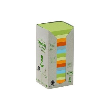 R3301RPT nota autoadhesiva Rectángulo Multicolor 100 hojas Autoadhesivo