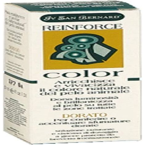 Solución colorante dorado Reinforce para perros 30 ml  Oferta exclusiva