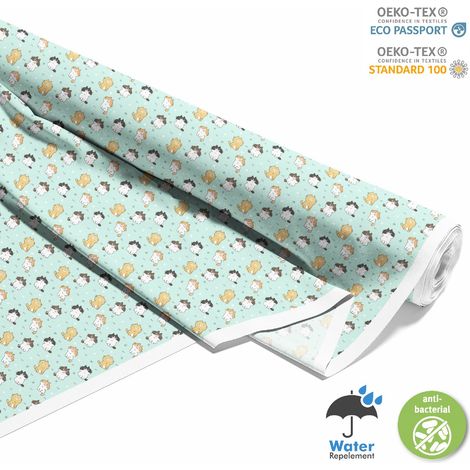 OUTDOOR DEKOSTOFFE OXFORD - Motiv Katzen und Pfoten