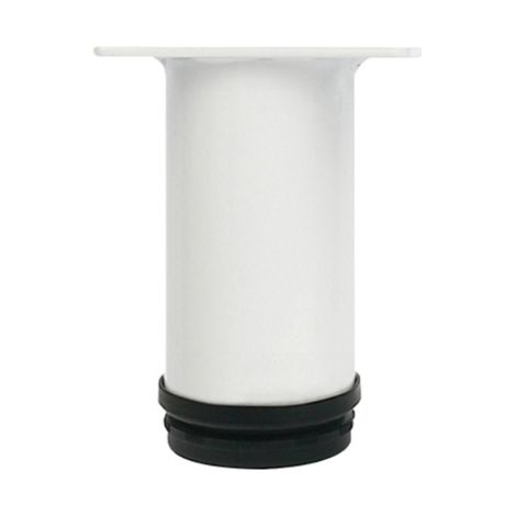 Lot de 4 pieds de meubles réglables en métal, robustes, pour meubles, lits, tables et canapés. Pieds de support centraux à lattes pour sommiers, tables et canapés.