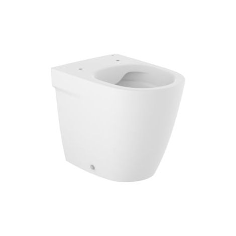 TAZA RIMLESS PARA TANQUE ALTO/EMPOTRADO ONA 420MM SIN ASIENTO BLANCO MATE
