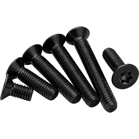 10 Pièces Vis à Tête Fraisée Torx en Acier Inoxydable 304 - M6 x 35mm Vis à Machine à Tête Plate Filetage Complet Pour l'Équipement de Machine et les Meubles (1/5)