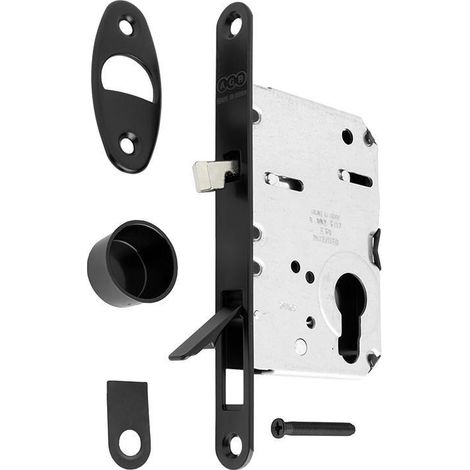 picaporte magnético wave e50 puerta corredera - cromo satinado, negro mate o blanco mate acabado cromo satinado acabado negro mate