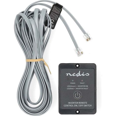 Nedis Power Inverter-Fernbedienung / 6.00 m / RJ12 / Schwarz
