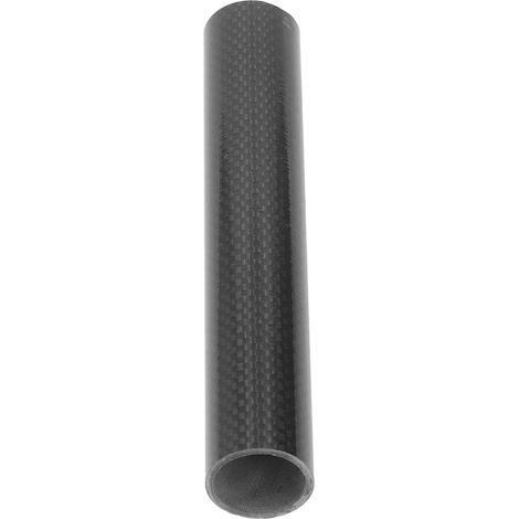 Jeu de 5 entretoises de potence vélo 28.6mm, carbone 3K brillant, 20cm, pour fourche avant VTT (1/5)