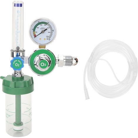 Régulateur de pression d'oxygène WX YQ-02 avec débitmètre et raccord fileté mâle G5/8-14 (1/5)