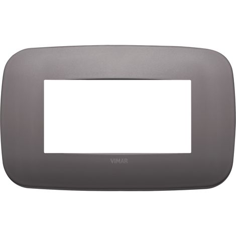 Placca Round 4M nichel dark Vimar Arkè 19684.29