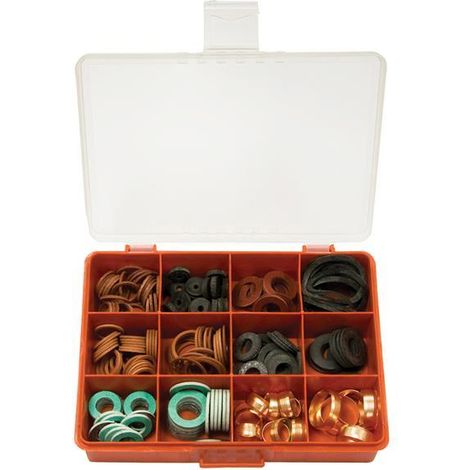 Arctic Hayes Plumber's Essential Washer Kit, 210 Piece ARCFRWKIT (1/2)