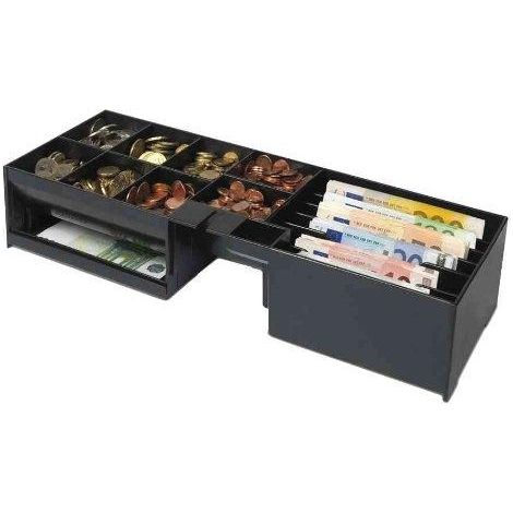 Safescan 4617T cajón portamonedas con cerradura y compartimentos