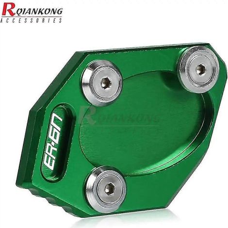 Ninja400R ER-4F Motorrad Kickstand Fuß Seitenständer Extender für Kawasaki Ninja 250 300 ZX250R ZX300R NINJA 1000 SX NinjaZX10R--ER-6n Logo (1/5)